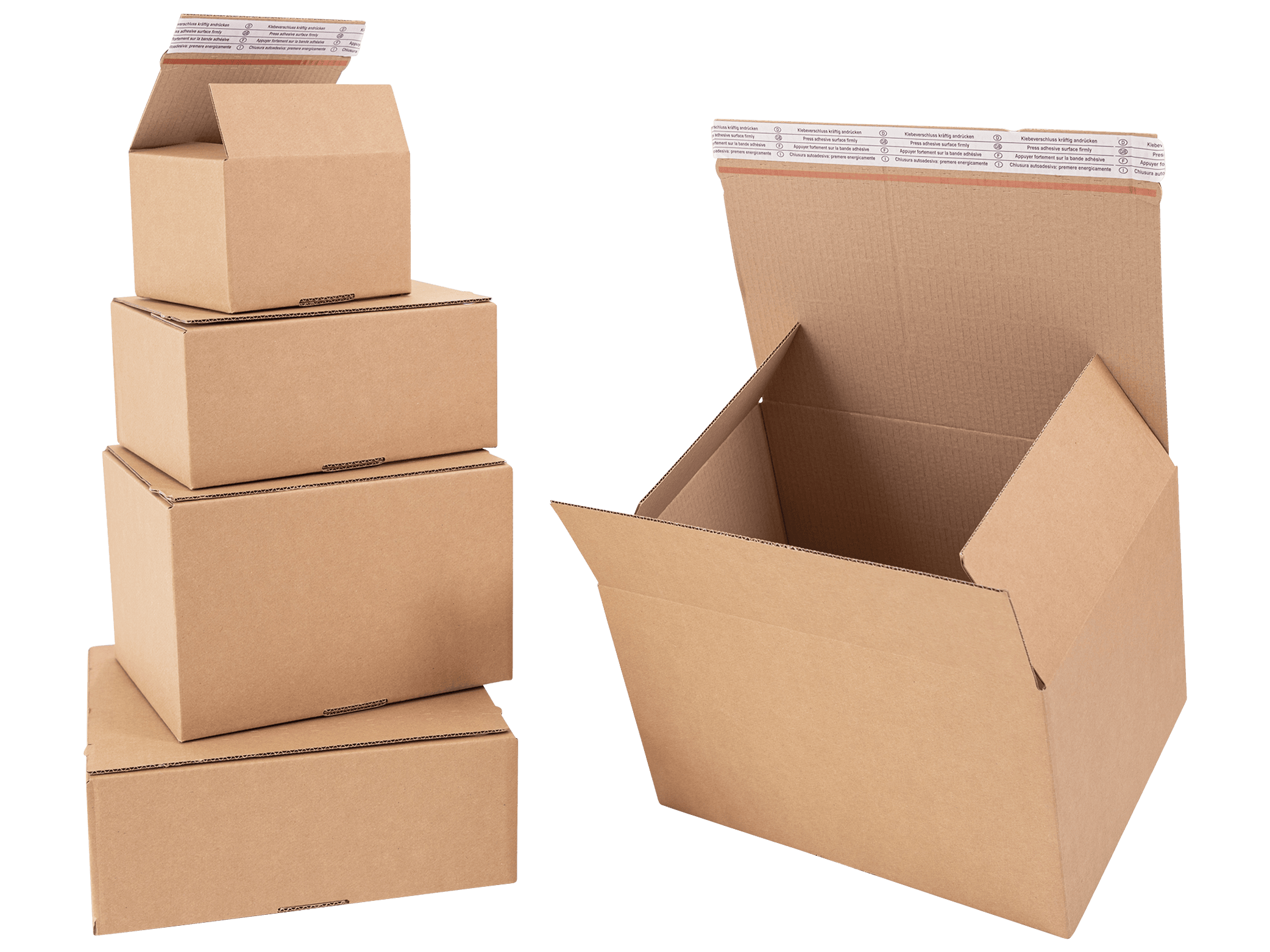 Faltschachteln aus Wellpappe