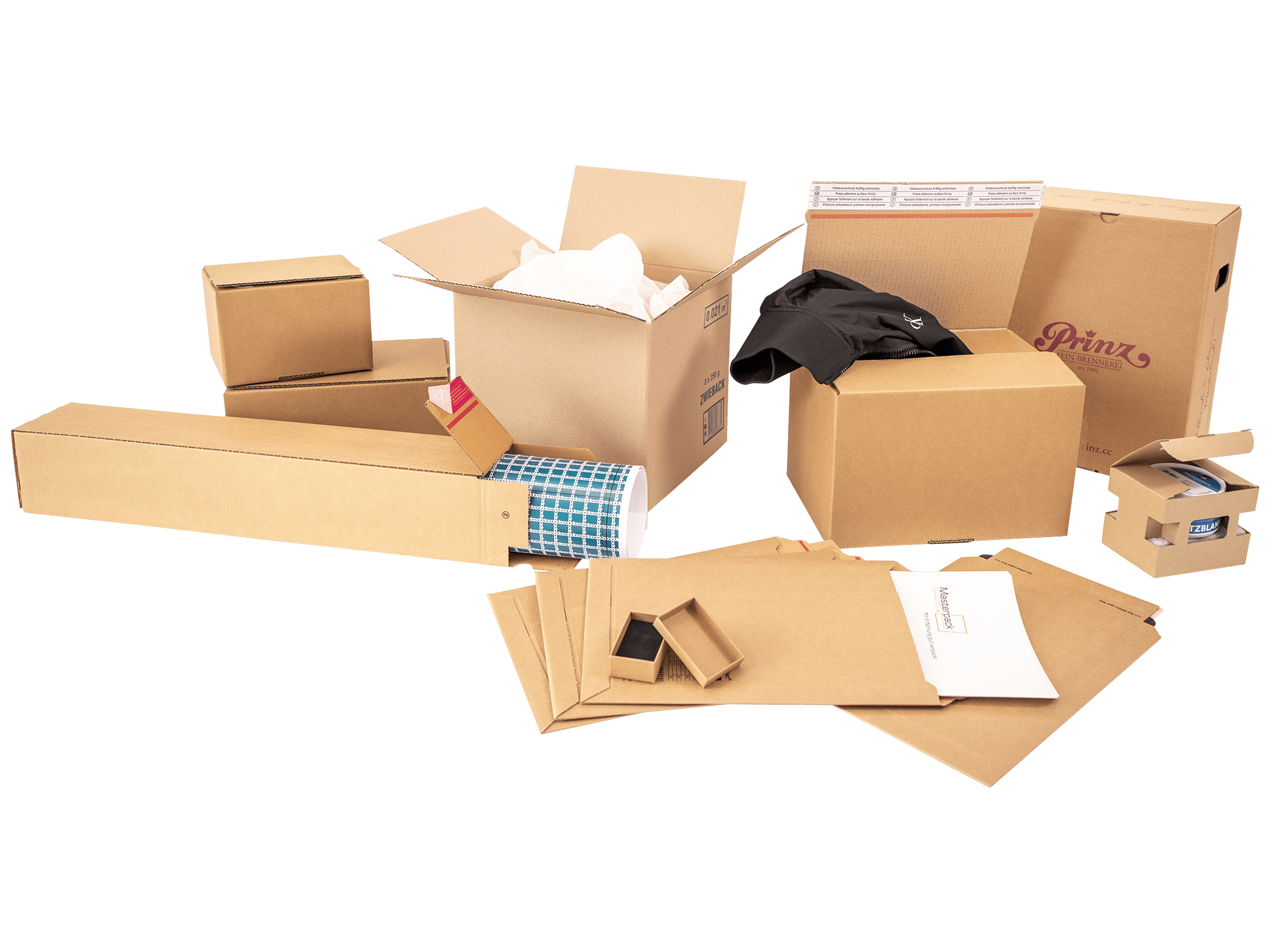 Versand und Verpackungsmaterial